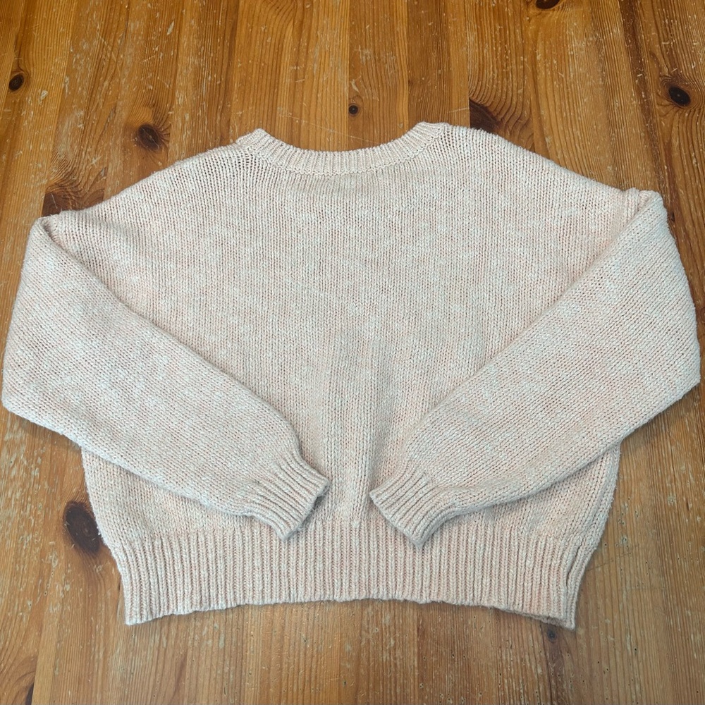 L.A Hearts pink knit sweater - Picture 2 of 3